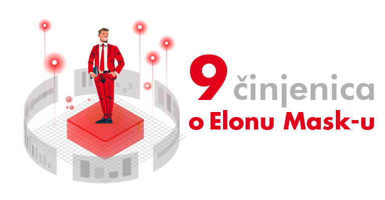 9 Činjenica o  Elonu Masku