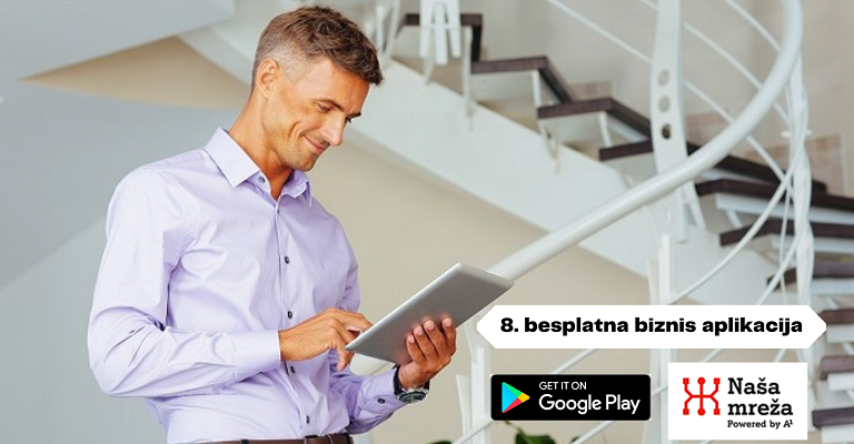 Naša mreža biznis aplikacija u prvih deset na Google play listi